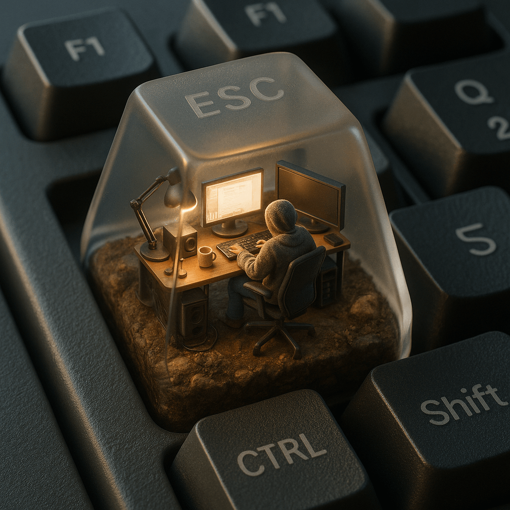 键盘ESC 键帽微型立体模型